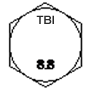 8.8 grade identification marking